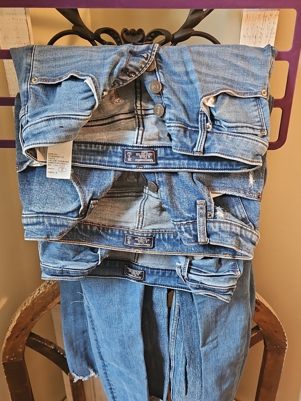 Classic Light Wash Denim Jeans